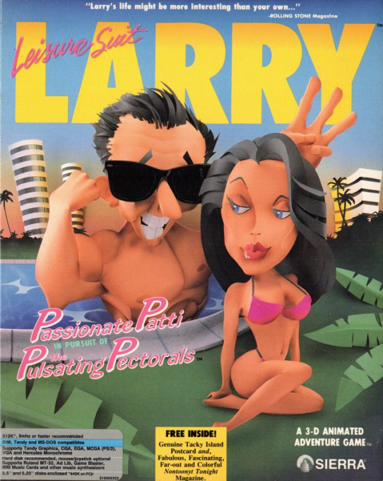 Leisure Suit Larry III : Passionate Patti in Pursuit of the Pulsating Pectorals
