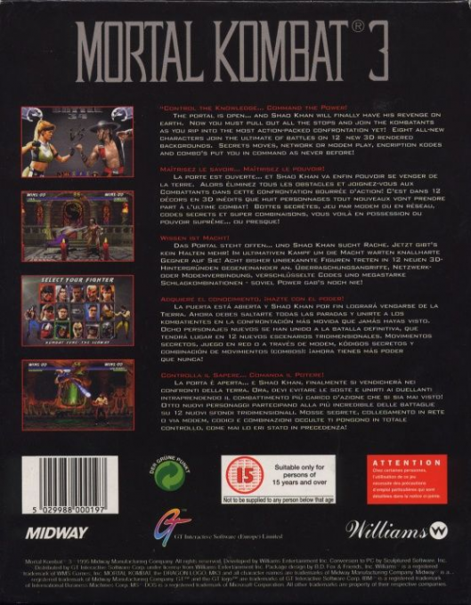 Mortal Kombat 3 dos