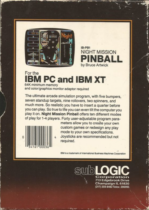 Night Mission Pinball dos