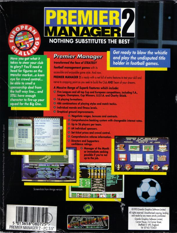 Premier Manager 2 dos