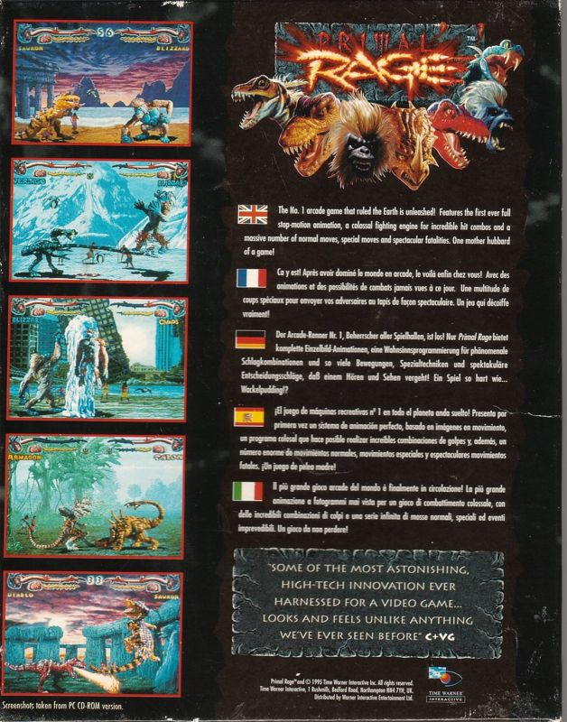 Primal Rage dos