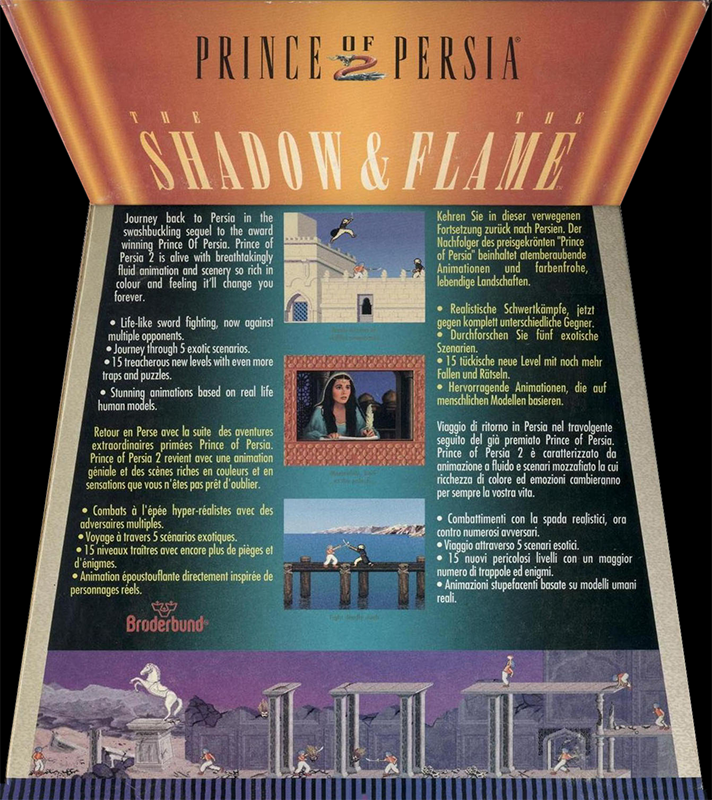 Prince of Persia 2 : The Shadow & The Flame dos