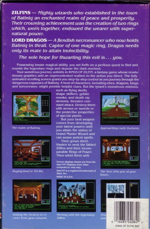 Rings of Zilfin dos