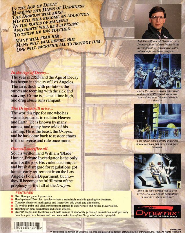 Rise Of The Dragon dos