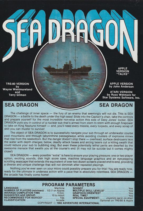 Sea Dragon dos