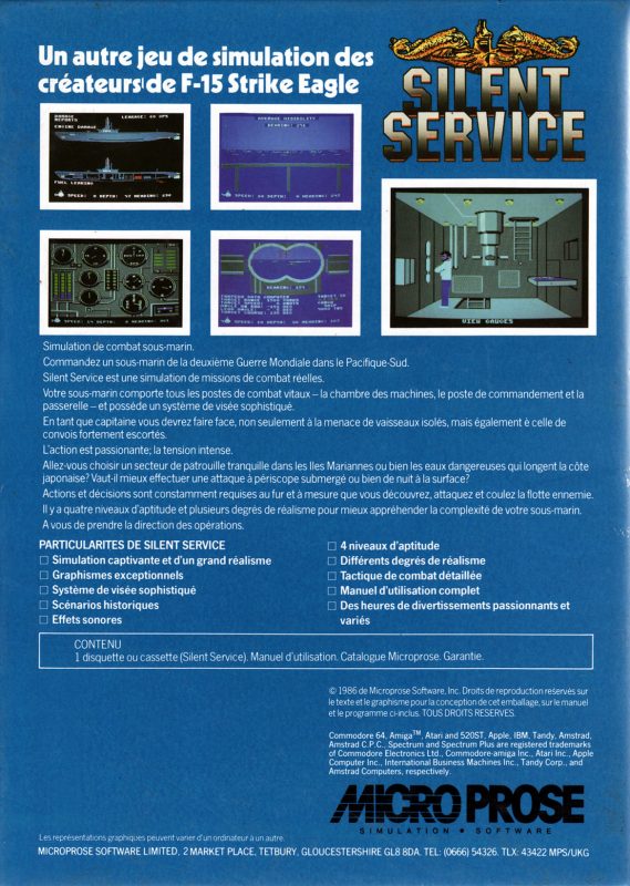 Silent Service dos
