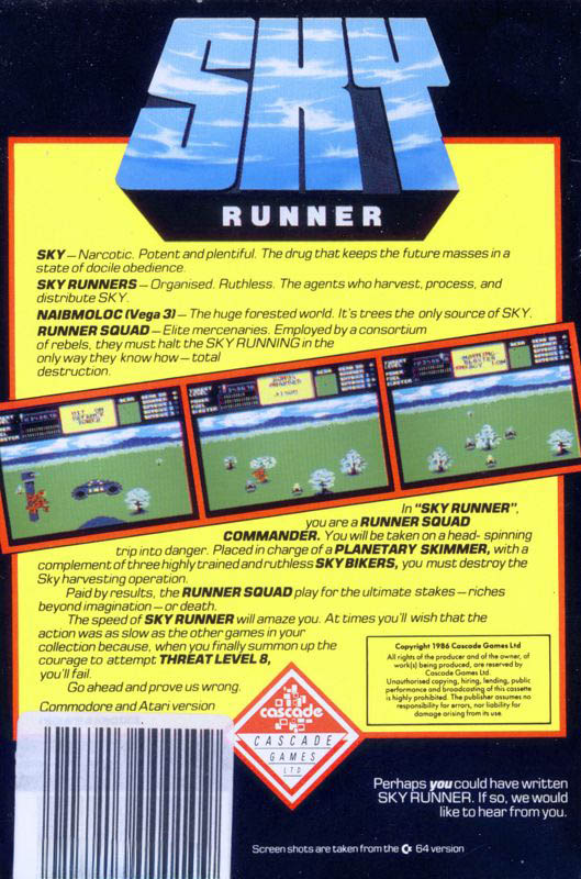 Sky Runner - Dos