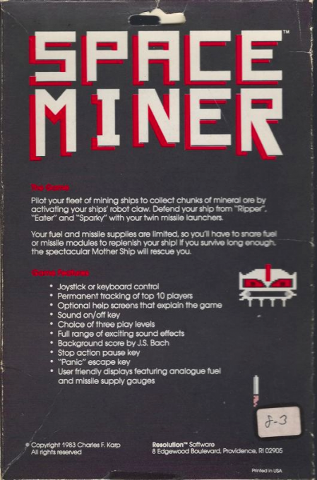 Space Miner - Dos