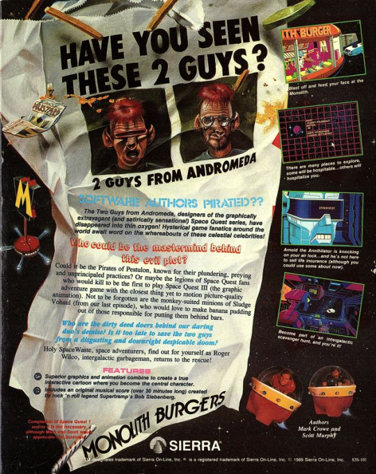 Space Quest III : The Pirates of Pestulon - Dos