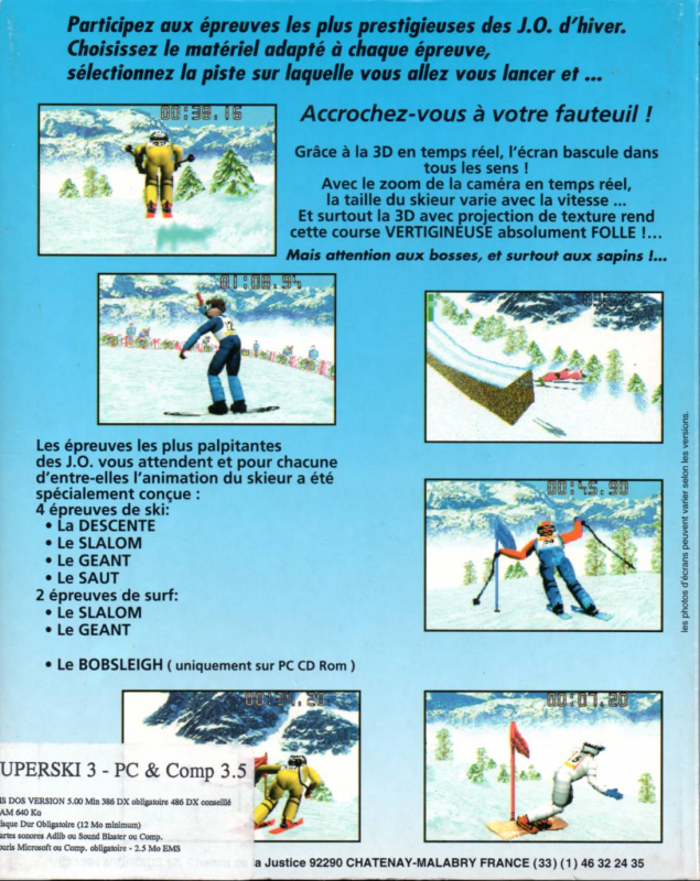 Super Ski 3 - Dos