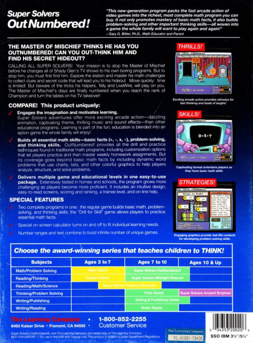 Super Solvers : OutNumbered! - Dos