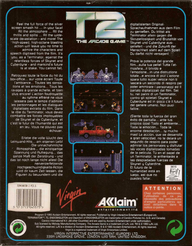 T2 : The Arcade Game dos