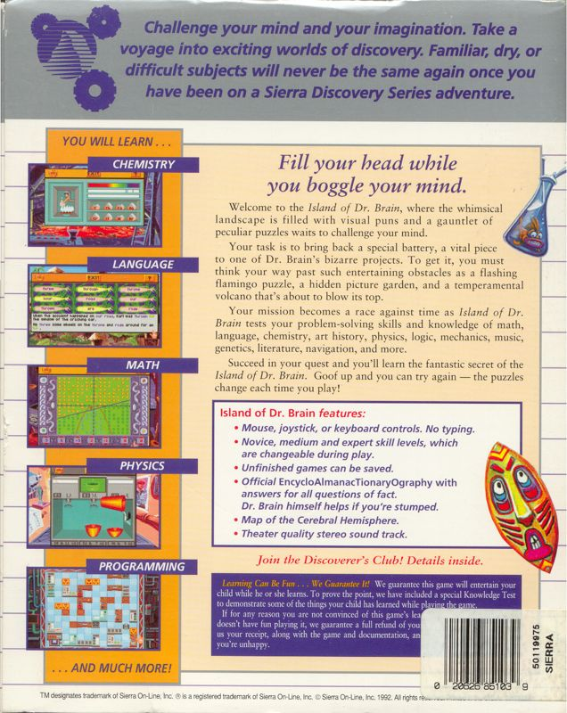 The Island of Dr. Brain dos