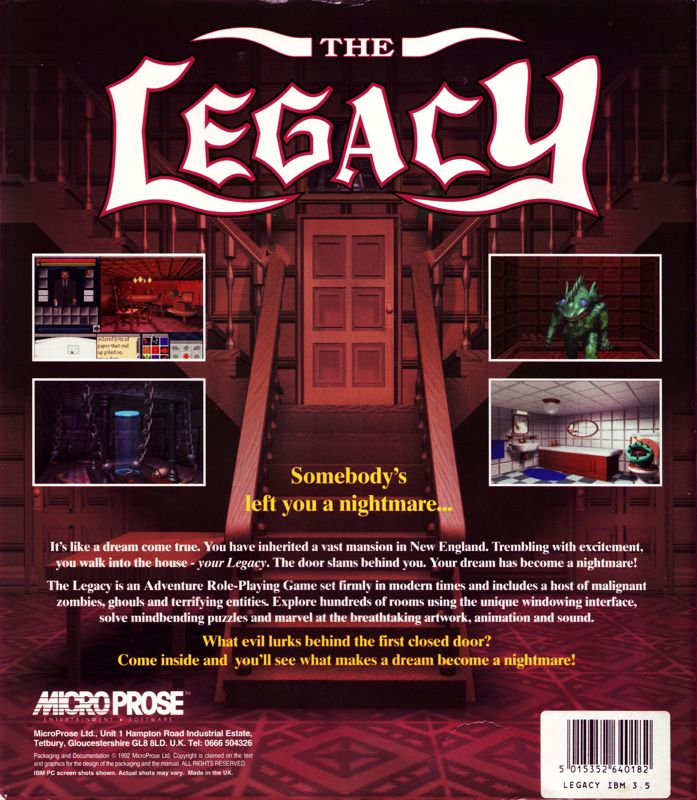 The Legacy : Realm of Terror - Dos