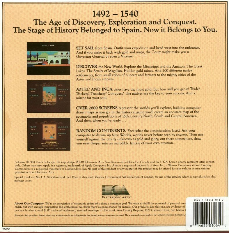 The Seven Cities of Gold dos