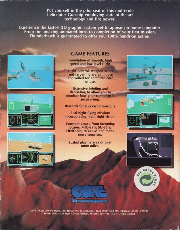 Thunderhawk - Dos