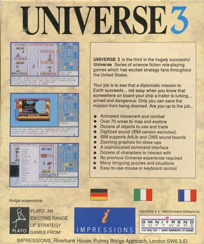 Universe 3 dos