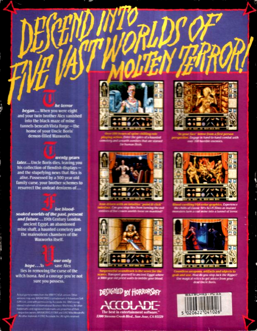 WaxWorks dos