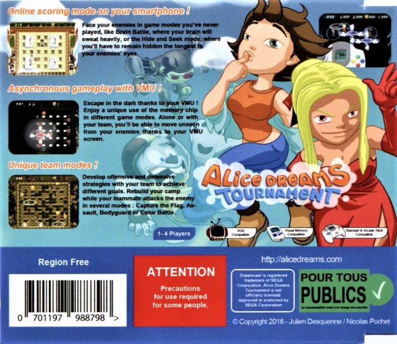 Alice Dreams Tournament - Dos