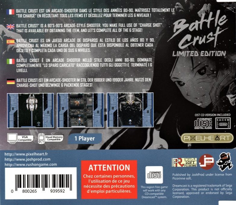 Battle Crust - Dos