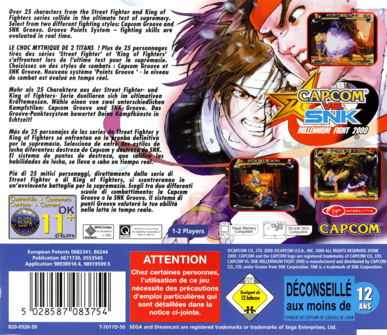 Capcom vs. SNK Millennium Fight 2000 - Dos