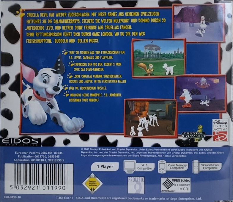 Disney Les 102 Dalmatiens : À La Rescousse! - Dos