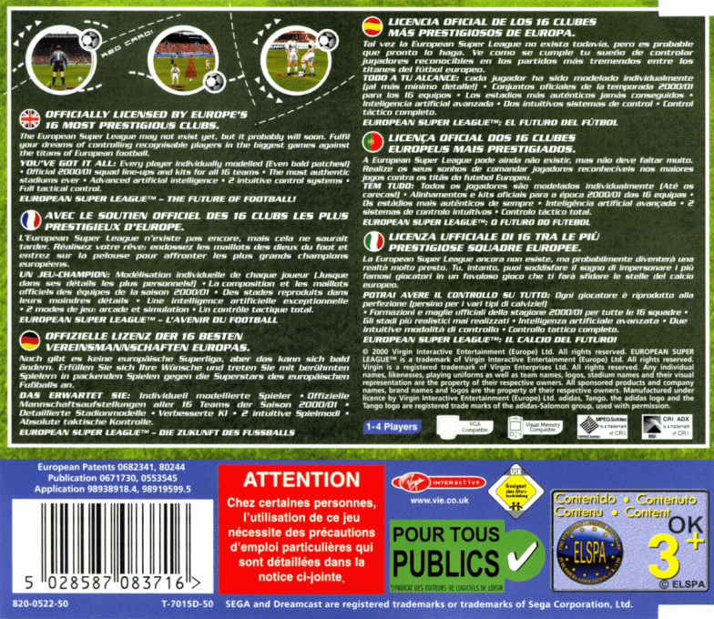 European Super League - Dos