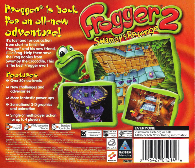 Frogger 2 : Swampy's Revenge - Dos