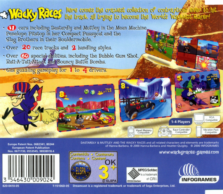 Les Fous du Volant - Dos