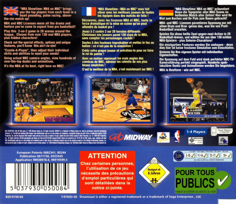 NBA Showtime : NBA on NBC - Dos