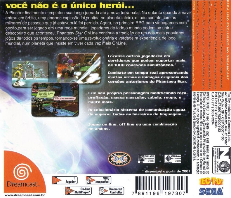 Phantasy Star Online dos
