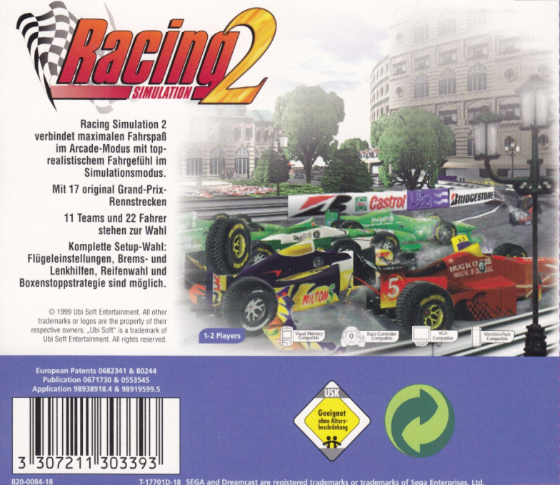Monaco Grand Prix - Racing Simulation 2 - Dos