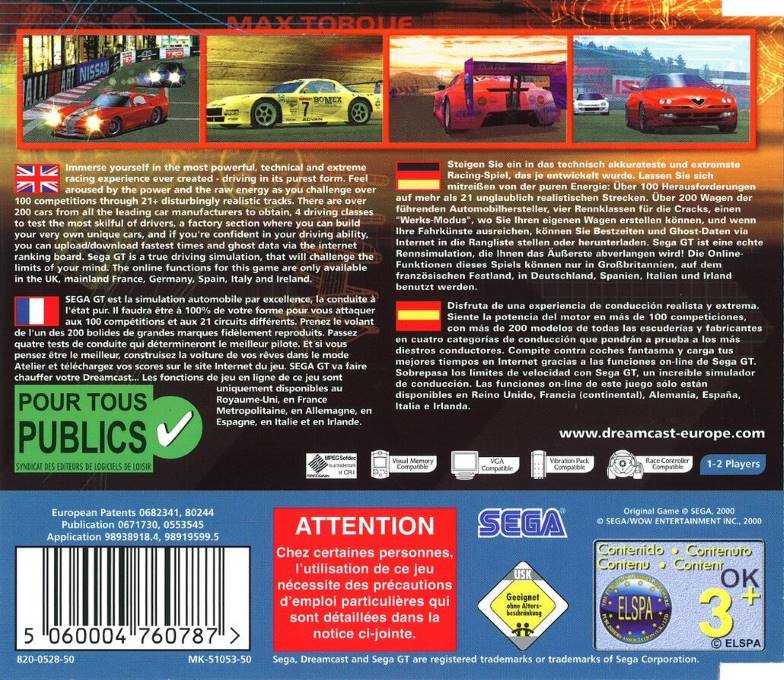 Sega GT - Dos