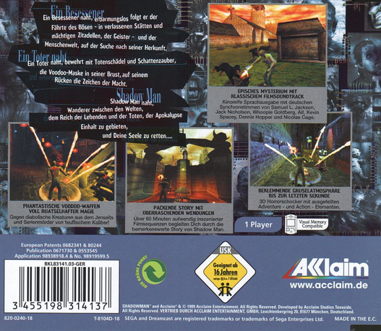 Shadow Man - Dos