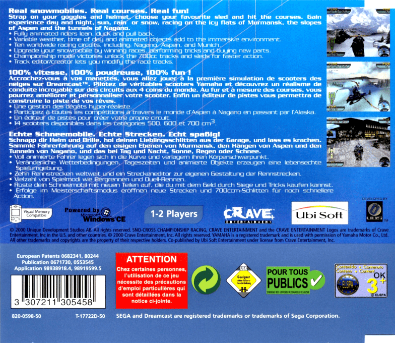 Sno-Cross Championship Racing - Dos