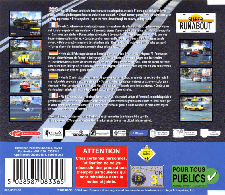 Super Runabout : San Francisco Edition - Dos