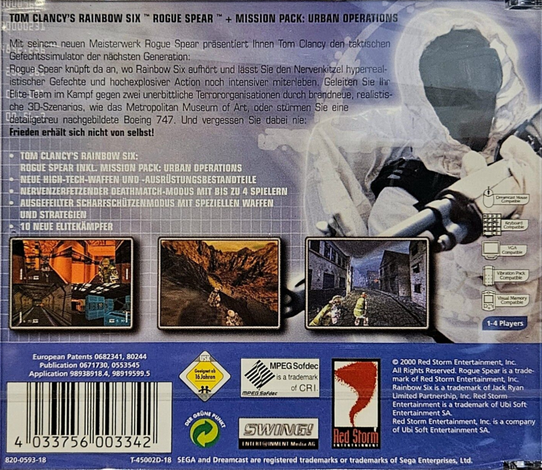Tom Clancy's Rainbow Six Rogue Spear - Dos