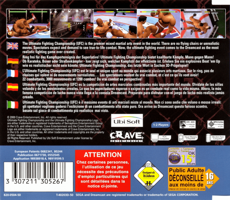 Ultimate Fighting Championship - Dos