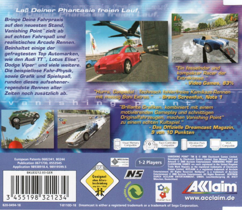 Vanishing Point - Dos