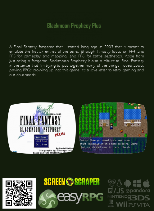 Blackmoon Prophecy Plus - Dos