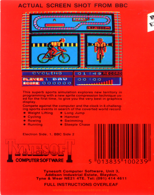 Commonwealth Games - Dos