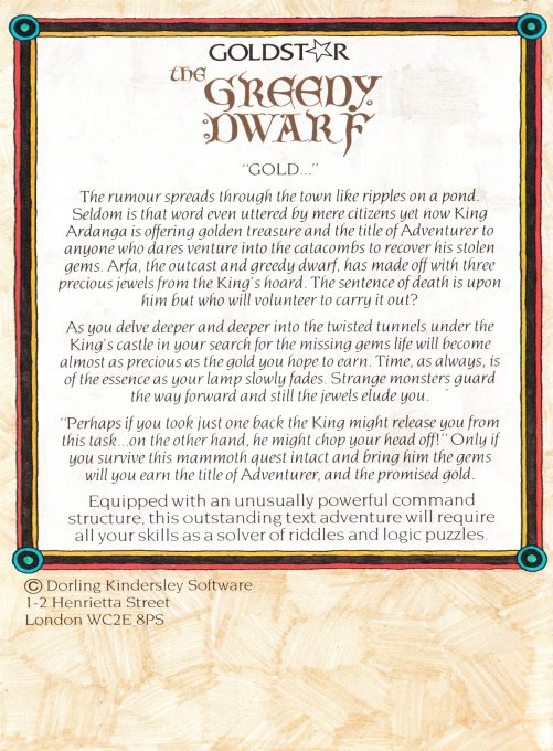 The Greedy Dwarf dos