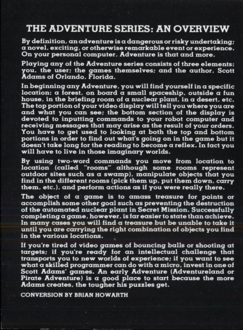 Pirate Adventure - Dos