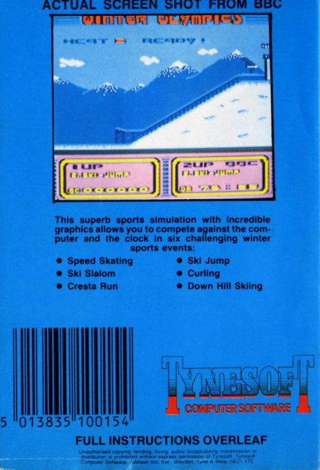 Winter Olympics dos