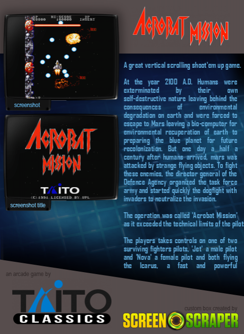 Acrobat Mission - Dos