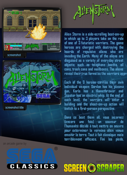 Alien Storm - Dos