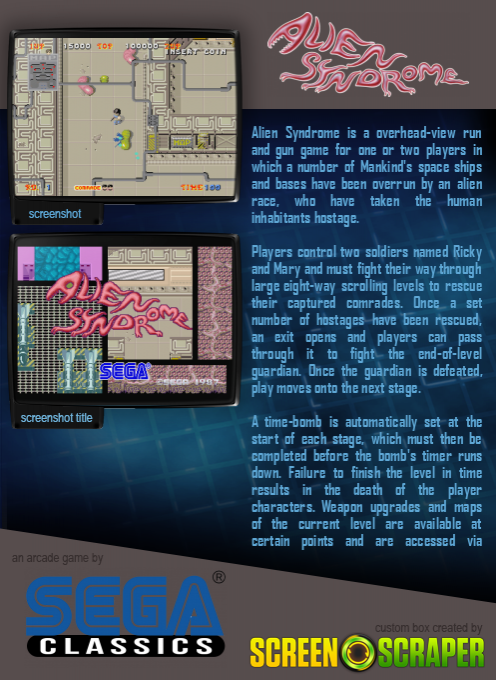 Alien Syndrome - Dos