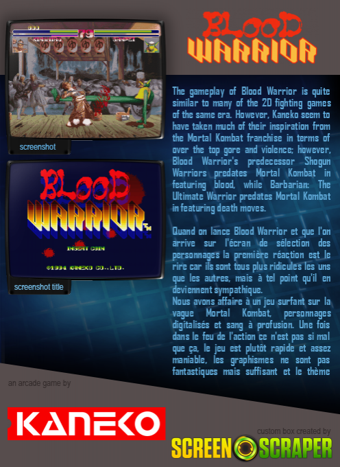 Blood Warrior - Dos