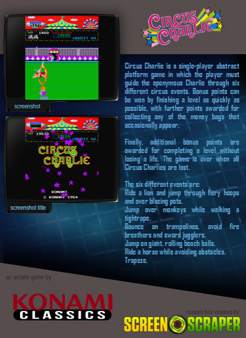 Circus Charlie - Dos