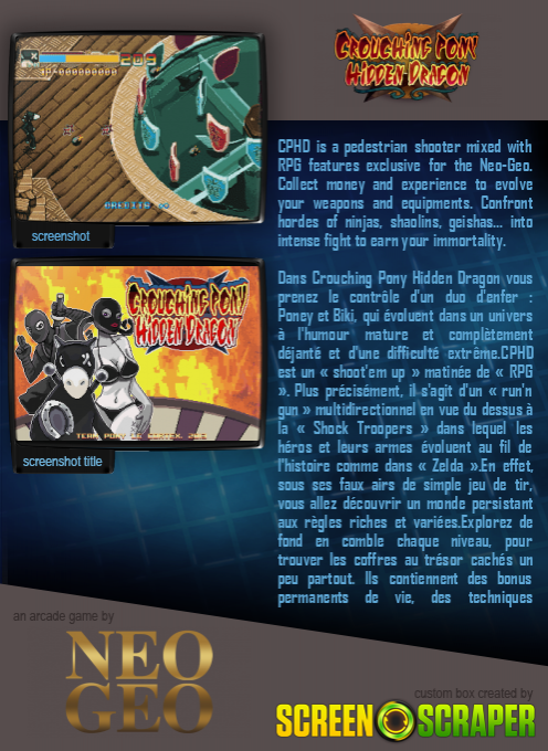 Crouching Pony Hidden Dragon dos